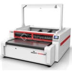 maquina golden laser co2 de doble cabezal independientes