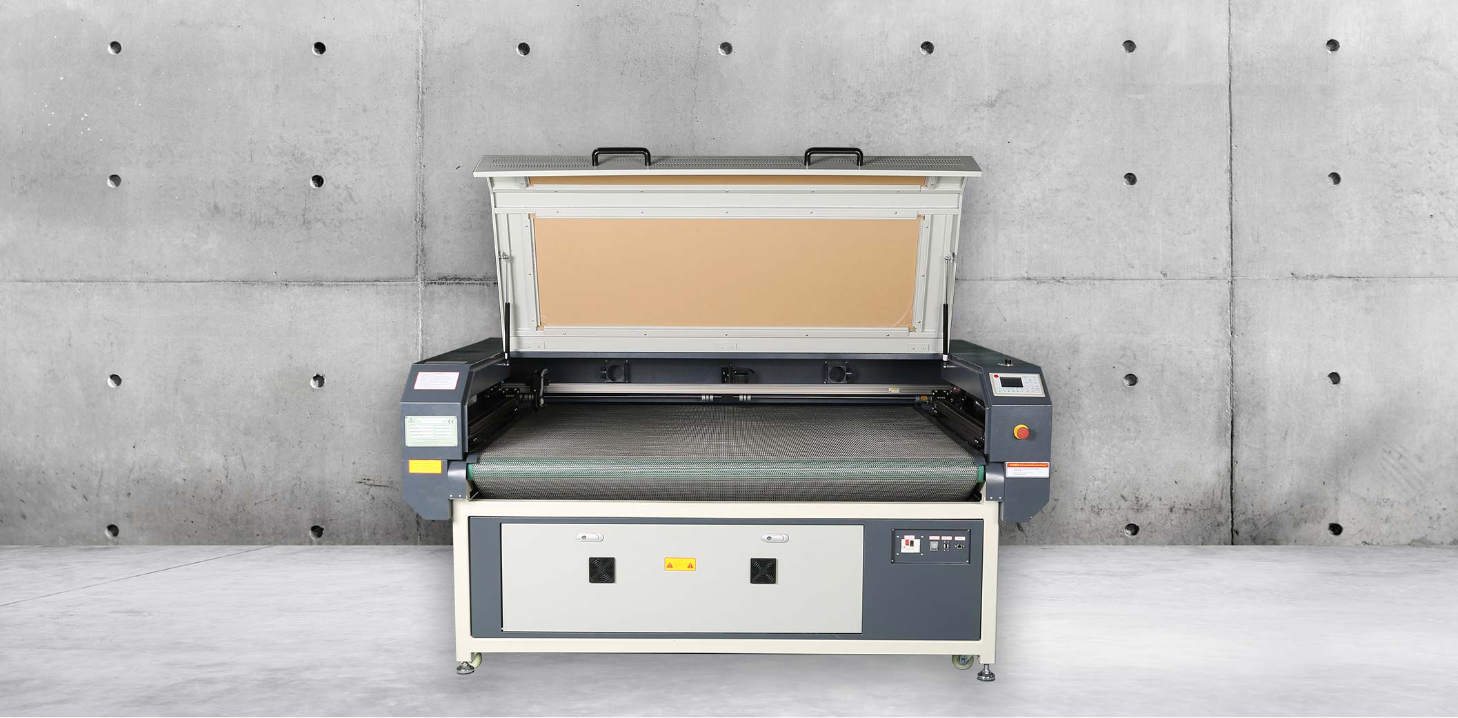 maquina de corte de rollos textiles para industria textil