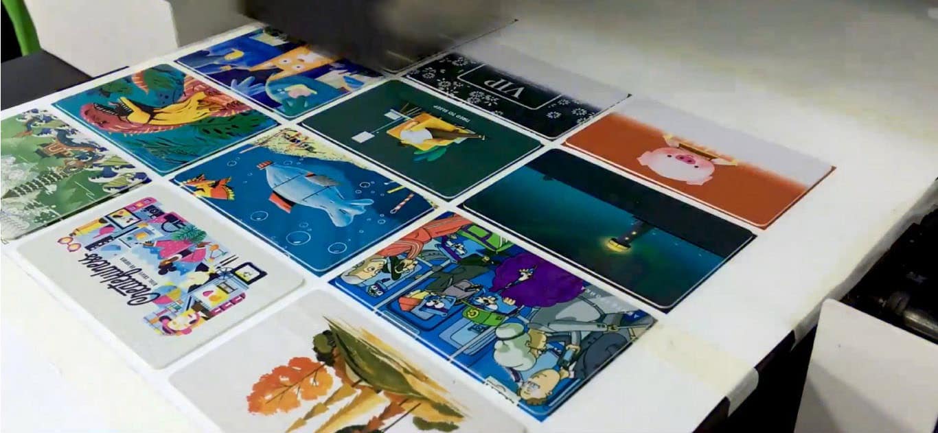 impresora uv impresion en tarjetas de ceramica y plasticas