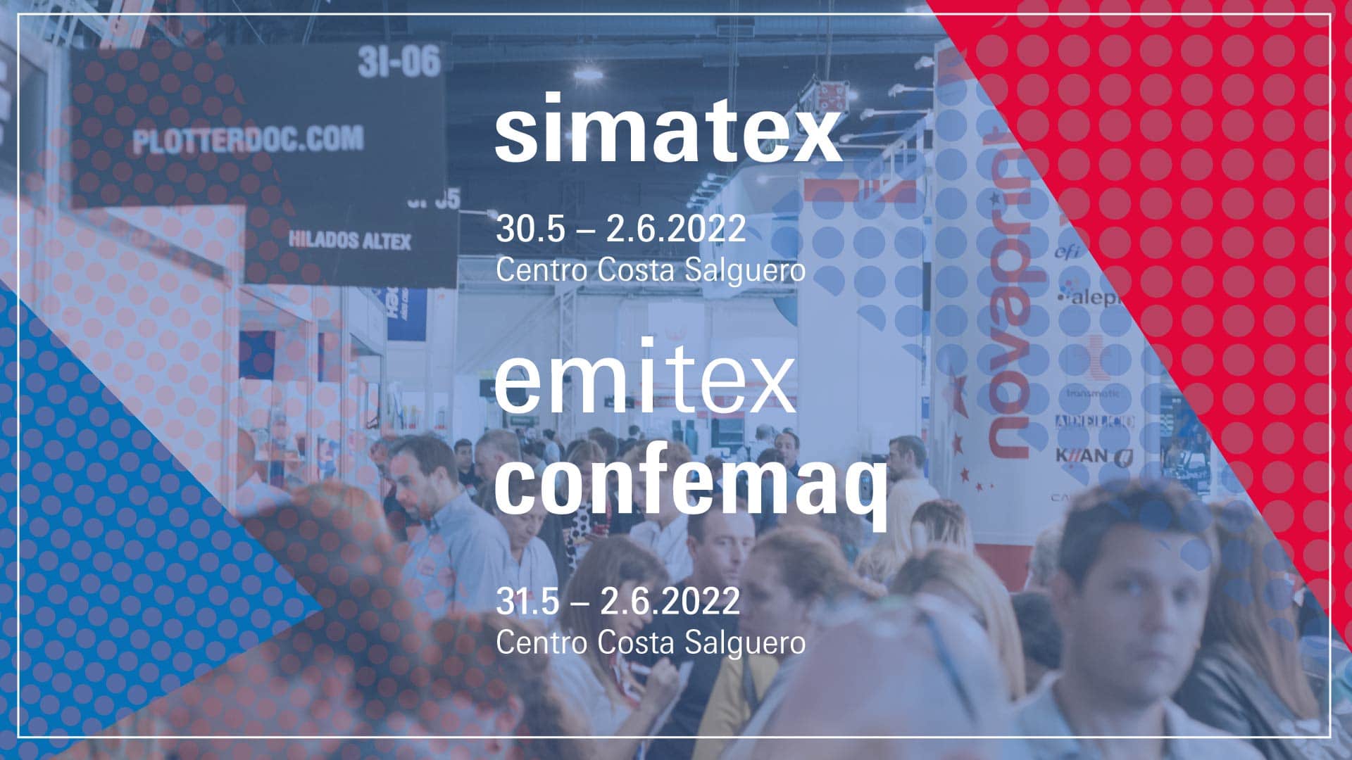 fechas de emitex simatex confemaq 2022