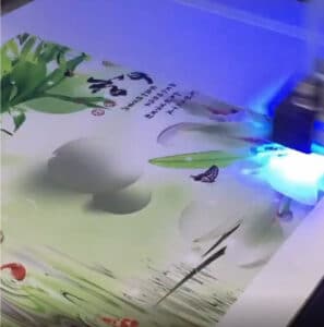 impresora uv imprimiento tabla de plastico