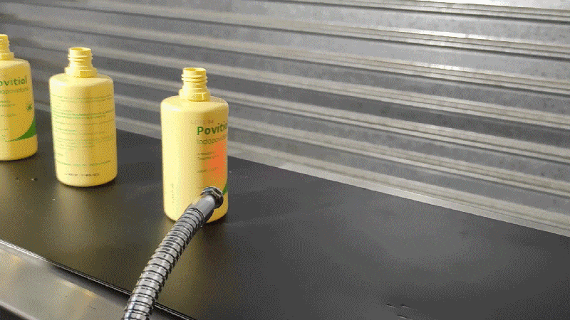 grabado-laser grabado laser en linea de produccion en accion