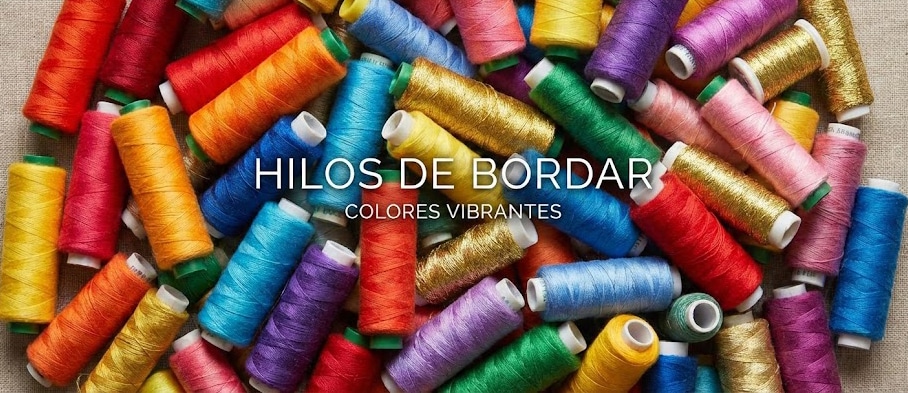 hilos de bordar para maquinas bordadoras