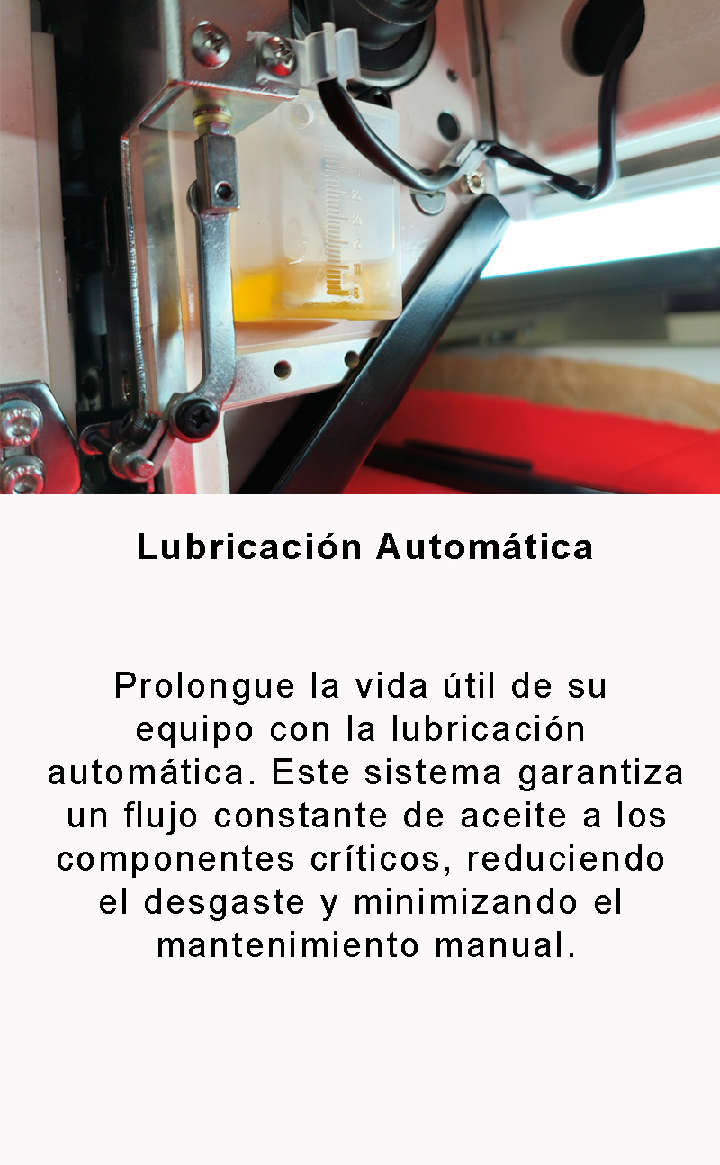 lubricacion-automatica-bordadorasindustriales-land-new1 Depósito de aceite del sistema de lubricación automática integrado en una máquina de corte láser