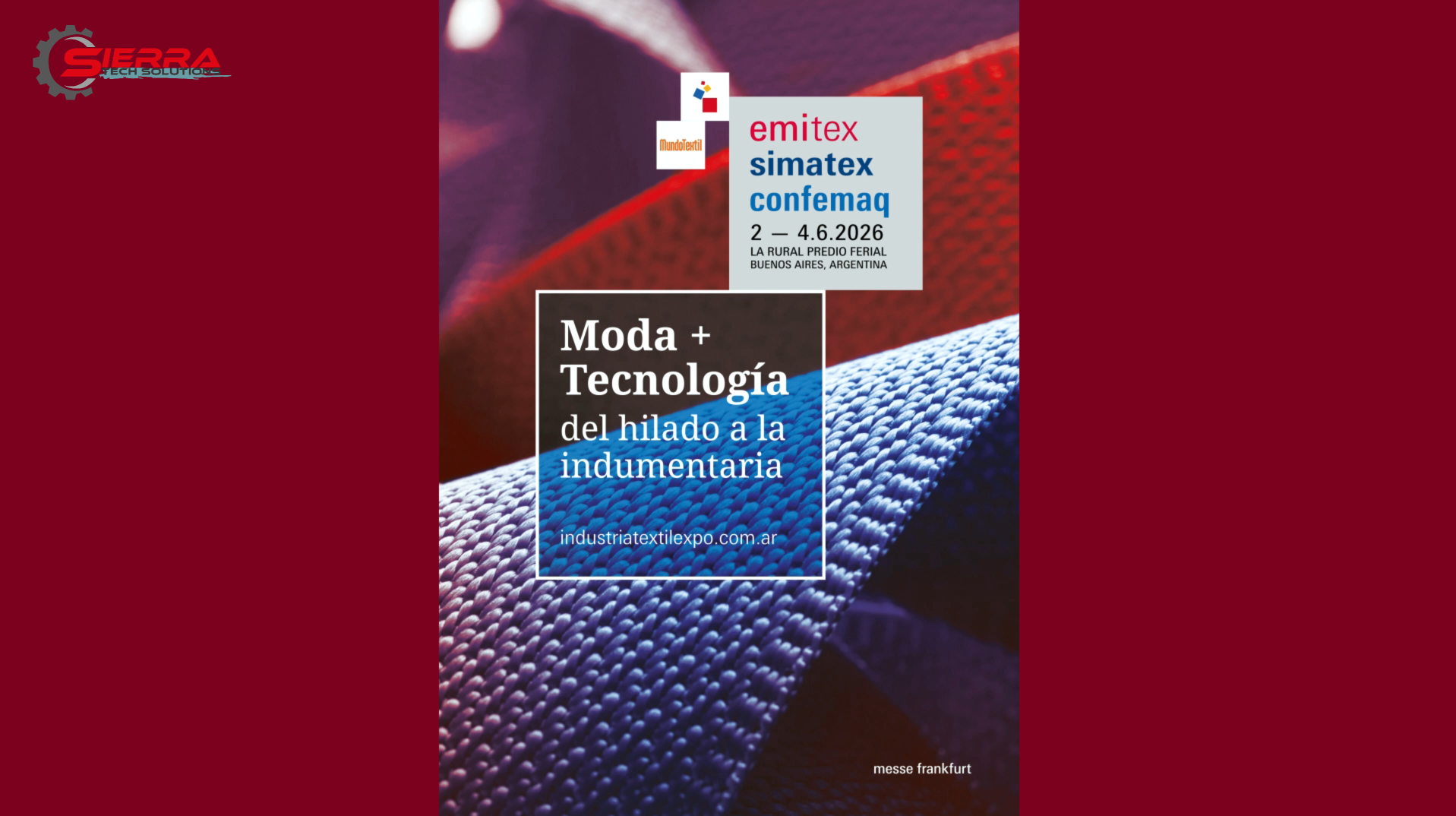 Sierra en Emitex Simatex Confemaq 2026